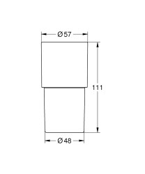 Grohe Diş Fırçalık - 40882000 - 2