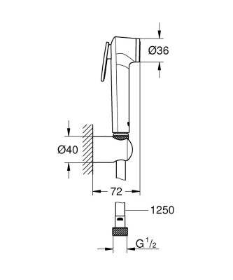 Grohe Duş seti - 27513GL1 - 2