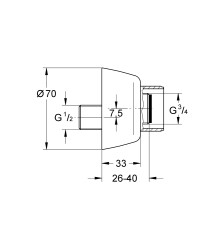 Grohe Ekzantrik - 12058000 - 2