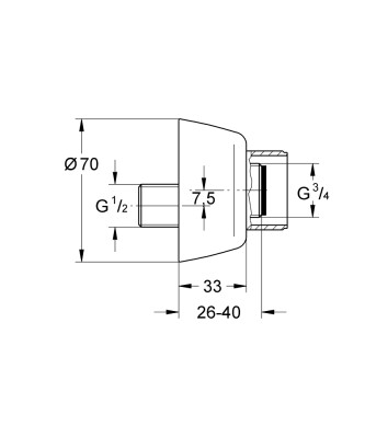 Grohe Ekzantrik - 12058000 - 2
