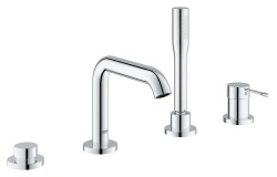 Grohe Essence 4 Delikli Küvet Bataryası - 19578001 - Grohe
