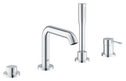 Grohe Essence Dört delikli küvet bataryası - 25251001 - Grohe