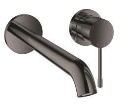 Grohe Essence İki Delikli Ankastre Lavabo Bataryası L-Boyut, Hard Graphite - 19967A01 - Grohe