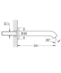 Grohe Essence New Çıkış Ucu - 13449DC1 - 2