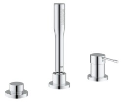 Grohe Essence Üç delikli tek kumandalı banyo kombinasyonu - 19976001 - Grohe
