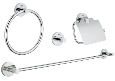 Grohe Essentials 4'ü bir arada banyo aksesuar seti - 40776001 - 1