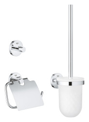 Grohe Essentials City 3'ü 1 arada tuvalet aksesuar seti - 40407001 - Grohe