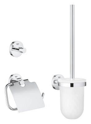 Grohe Essentials City 3'ü 1 arada tuvalet aksesuar seti - 40407001 - 1