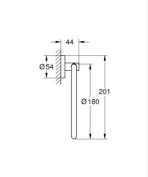 Grohe Essentials Halka havluluk - 40365A01 - 2