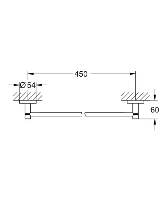 Grohe Essentials Havluluk - 40688A01 - 2