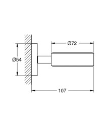 Grohe Essentials Sabunluk tutacağı - 40369DC1 - 2