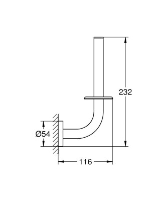 Grohe Essentials Yedek tuvalet kağıtlığı - 40385GN1 - 2