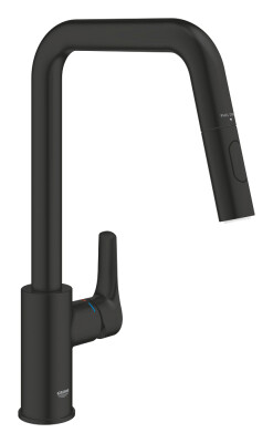 Grohe Eurosmart Eviye Bataryası Mat Siyah - 306192430 - 1