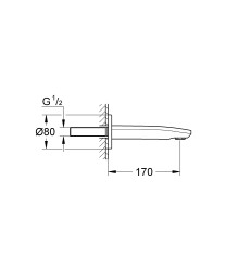 Grohe Eurostyle Cosmopolitan Çıkış Ucu - 13276002 - 2