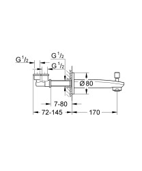 Grohe Eurostyle Cosmopolitan Yön Değiştiricili Çıkış Ucu - 13277002 - 2