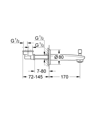 Grohe Eurostyle Cosmopolitan Yön Değiştiricili Çıkış Ucu - 13277002 - 2