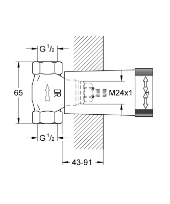 Grohe Gömme Valf - 29032000 - 2