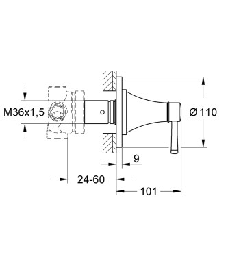 Grohe Grandera 5 Yollu Yön Değiştirici - 19942000 - 2