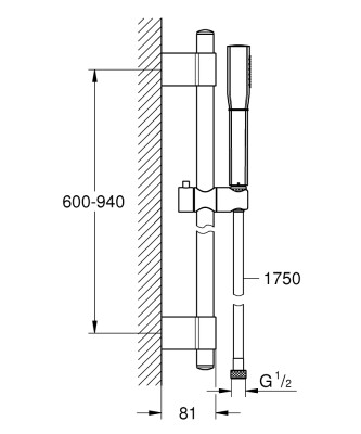 Grohe Grandera Duş Seti - 26853IG0 - 2