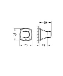 Grohe Grandera El duşu askısı - 26896IG0 - 2