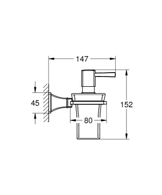 Grohe Grandera Sıvı Sabunluk - 40910IG0 - 2