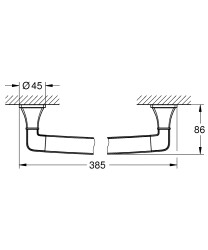 Grohe Grandera Tutunma Barı - 40960IG0 - 2