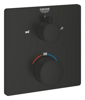 Grohe Grohtherm Çift yönlü ankastre termostatik banyo bataryası - 1022112430 - 1