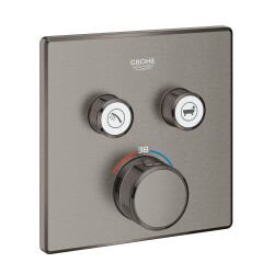 Grohe Grohtherm SmartControl Çift valfli akış kontrollü, ankastre termostatik duş bataryası - 29124AL0 - Grohe