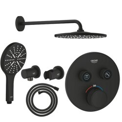 Grohe Grohtherm SmartControl Çift valfli akış kontrollü, ankastre termostatik duş bataryası Seti - 29507KF0-SET1 - Grohe