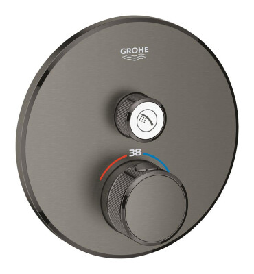 Grohe Grohtherm SmartControl Tek valfli akış kontrollü, ankastre termostatik duş bataryası - 29118AL0 - 1