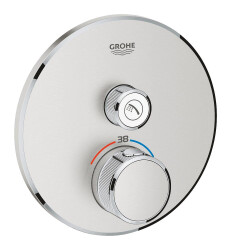 Grohe Grohtherm SmartControl Tek valfli akış kontrollü, ankastre termostatik duş bataryası - 29118DC0 - Grohe