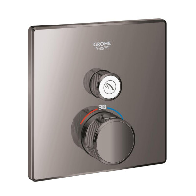 Grohe Grohtherm SmartControl Tek valfli akış kontrollü, ankastre termostatik duş bataryası - 29123A00 - 1