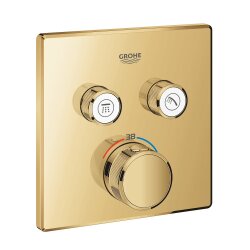 Grohe Grohtherm SmartControl Ankastre Termostatik Banyo Bataryası 2 Çıkışlı - 29124GL0 - 1