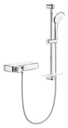 Grohe Grohtherm SmartControl Termostatik duş bataryası / duş seti dahil - 34720000 - 1