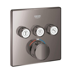 Grohe Grohtherm SmartControl Üç valfli akış kontrollü, ankastre termostatik duş bataryası - 29126A00 - Grohe