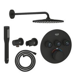Grohe Grohtherm SmartControl Üç valfli akış kontrollü, ankastre termostatik duş bataryası Seti - 29508KF0-SET1 - Grohe