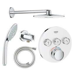 Grohe Grohtherm SmartControl Üç valfli akış kontrollü, ankastre termostatik duş bataryası Seti - 29904LS0-SET1 - Grohe