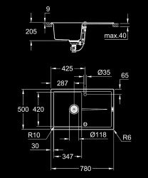 Grohe K400 Evıye 50-C 78/50 1,0 Rev - 31639AT0 - 2