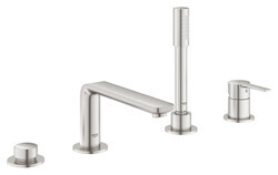 Grohe Lineare Dört delikli küvet bataryası - 19577DC1 - 1