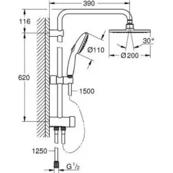 Grohe New Tempesta 200 - 27389001 - 2