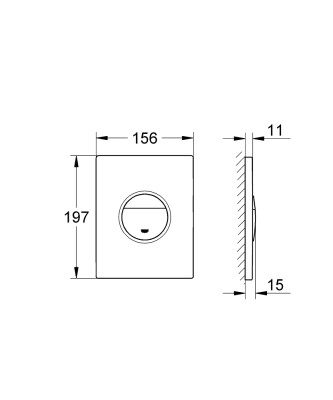 Grohe Nova Cosmopolitan Kumanda paneli - 38765KV0 - 2