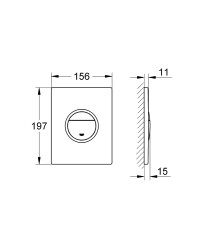 Grohe Nova Cosmopolitan Ledli Kumanda Paneli - 38809000 - 2