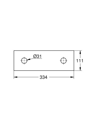 Grohe Rainshower Aqua #2 holes - 26785000 - 2