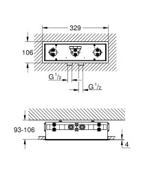 Grohe Rainshower Aqua İç Gövde - 26739000 - 2