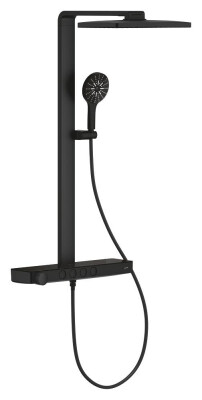 Grohe Rainshower Aqua Pure Duvara monte termostatlı duş sistemi - 100961KF00 - 1