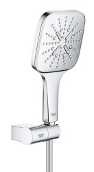 Grohe RainShower SmartActive 130 Cube 3 Akışlı Sürgülü El Duş Seti - 26588000 - 1