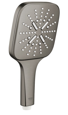 Grohe Rainshower Smartactive 130 Cube El Duşu 3 Akışlı, Brushed Hard Graphite - 26582AL0 - 1