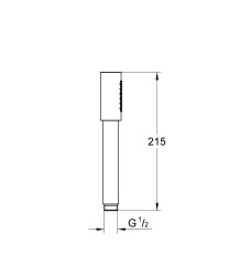 Grohe Rainshower Stick Aqua El Duşu - 26866DC0 - 2