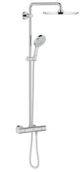 Grohe Rainshower System 310 Shower system with thermostat for wall mounting - 08124000 - 1