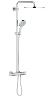 Grohe Rainshower System 310 Shower system with thermostat for wall mounting - 08124000 - 1